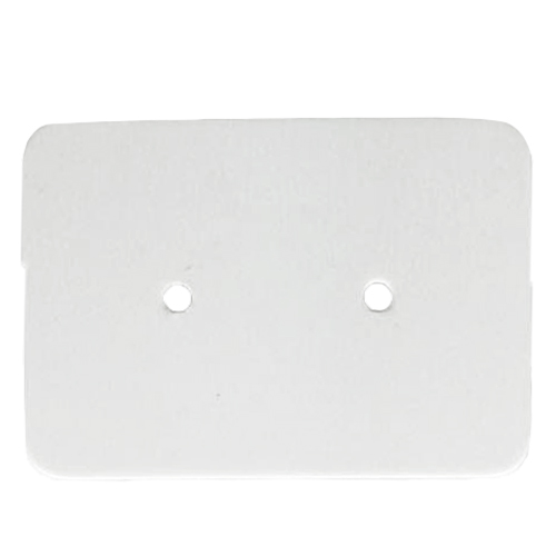 30CARD-WHITE 30 Pieces Plain White Earring Cards - Click Image to Close